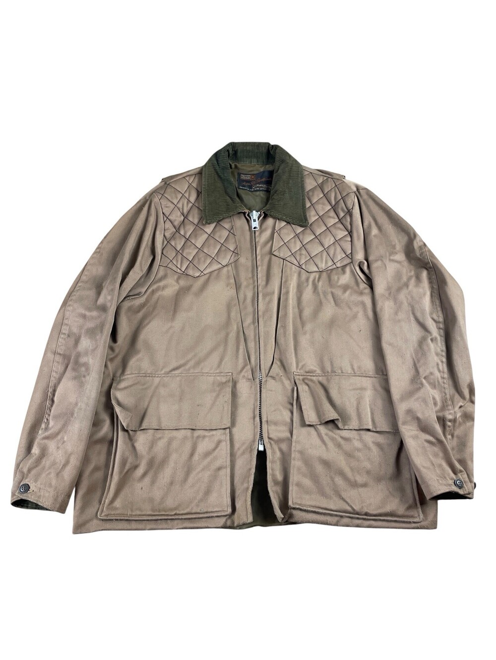 Vtg 70's Sears Ted Williams Shooting Jacket Brown Men's XL * See Measurements